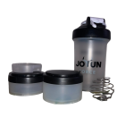 Jotun Force® Шейкър без BPA – с две отделения за съхранение и метална топка за разбиване (500 мл)