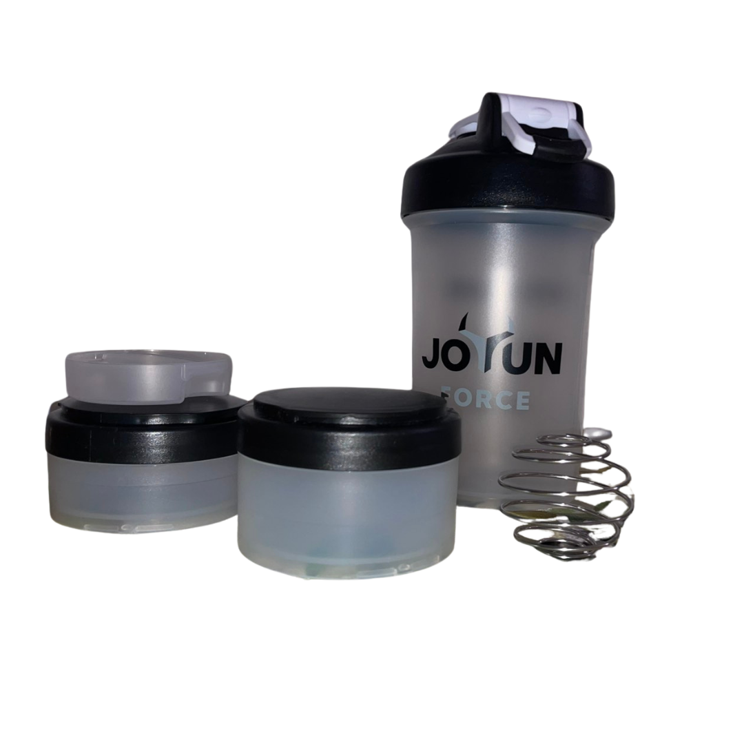 01K1G3S5ZGEYBREZC2E5CP00EV Jotun Force® Шейкър без BPA – с две отделения за съхранение и метална топка за разбиване (500 мл) - Image 1