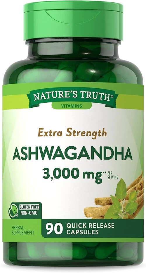 01K1G8T5CW03N70JXBZNVC119X Nature’s Truth® Ашваганда Extra Strength 3 000 mg (90 бързо освобождаващи се капсули) - Image 1